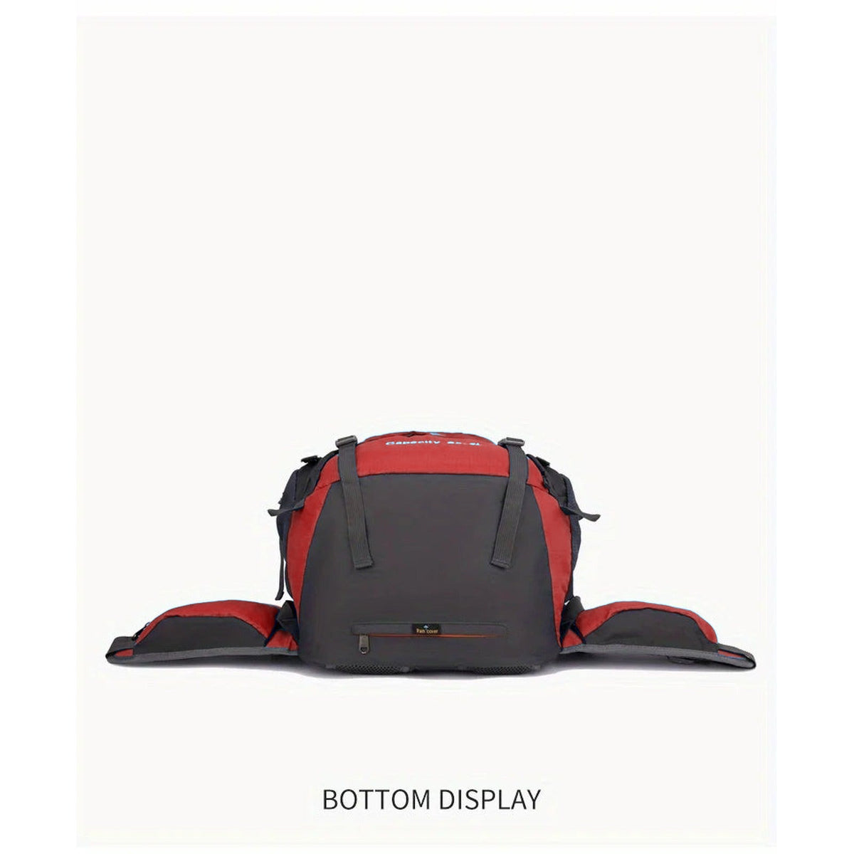 70L Hiking Backpack with Hip Belt and Shoe Compartment - bottom view