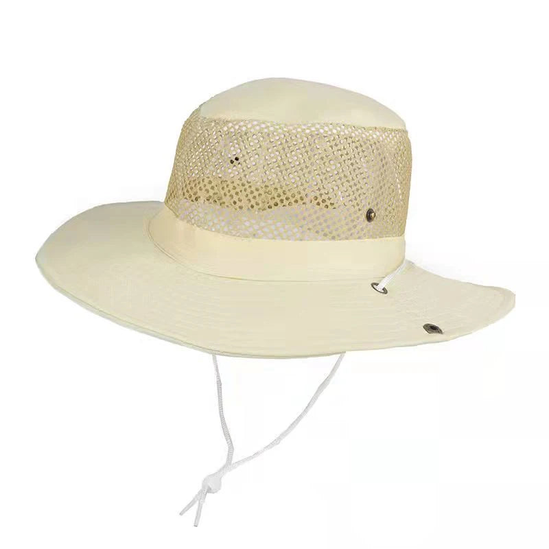 Booney Hat Wide Brim Sun Protection - Beige