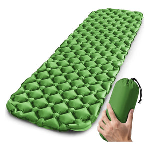 INFLATE-A-MAT Inflatable Sleeping Mat - Army Green