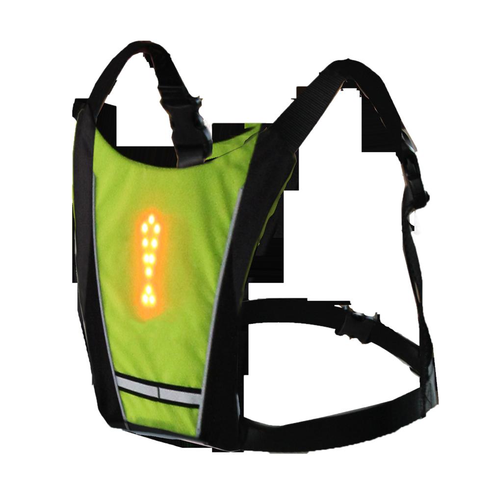 LUMI-VEST LED Cycling Safety Vest - forward arrow signal