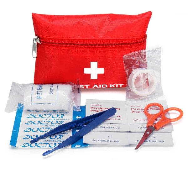 Portable First Aid Kit - 16 piece kit