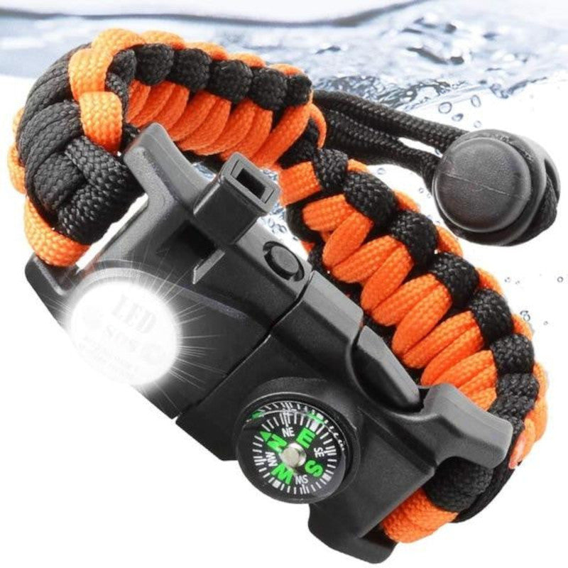 multifunctional-paracord-survival-bracelet-orange