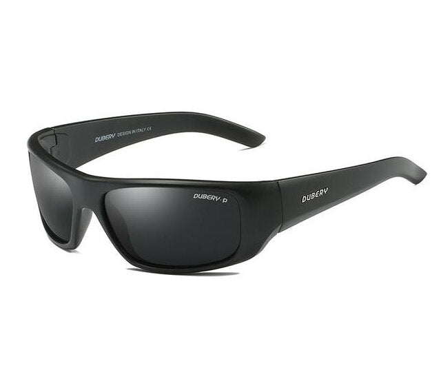 Polarized Sunglasses UV400 - black sand frame, black lens