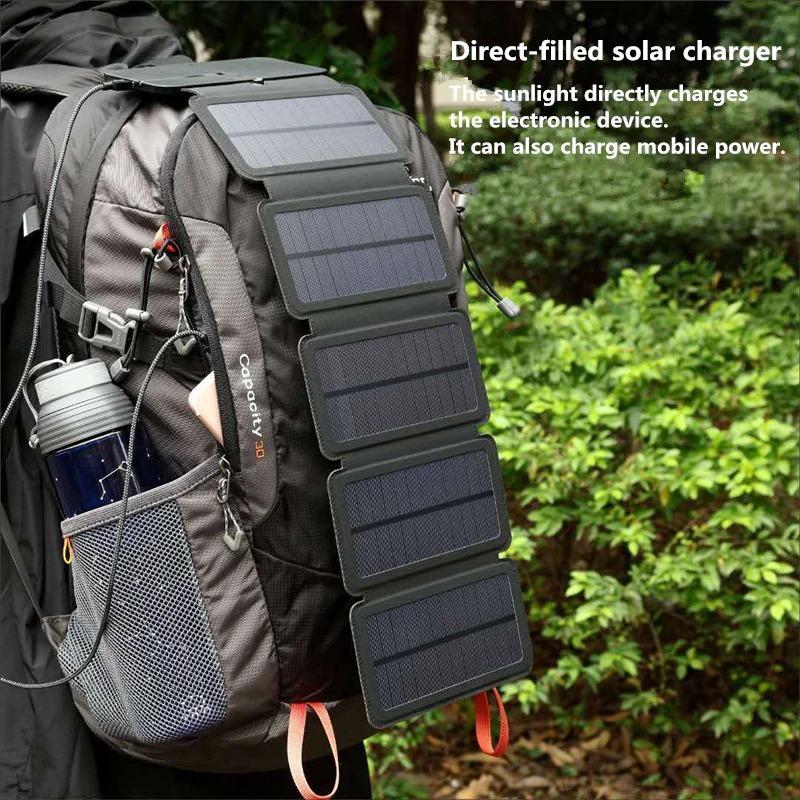 backpack solar laptop charger power bank compact and practical solar charger designed by Sunslice to give you the most out of the sun TOZLU 5V 14W Solar Panel