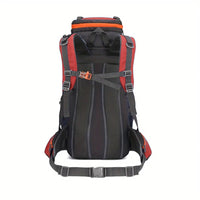 70L Hiking Backpack with Hip Belt and Shoe Compartment - padded back panel and hip belt