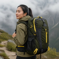 Backpack 40L Water-Resistant - on the trail