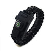 Multifunctional Paracord Multi-tool Bracelet - Luminous Black