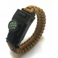 Multifunctional Paracord Multi-tool Bracelet - Khaki
