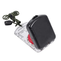 Deluxe Orienteering Compass - lid and lanyard light