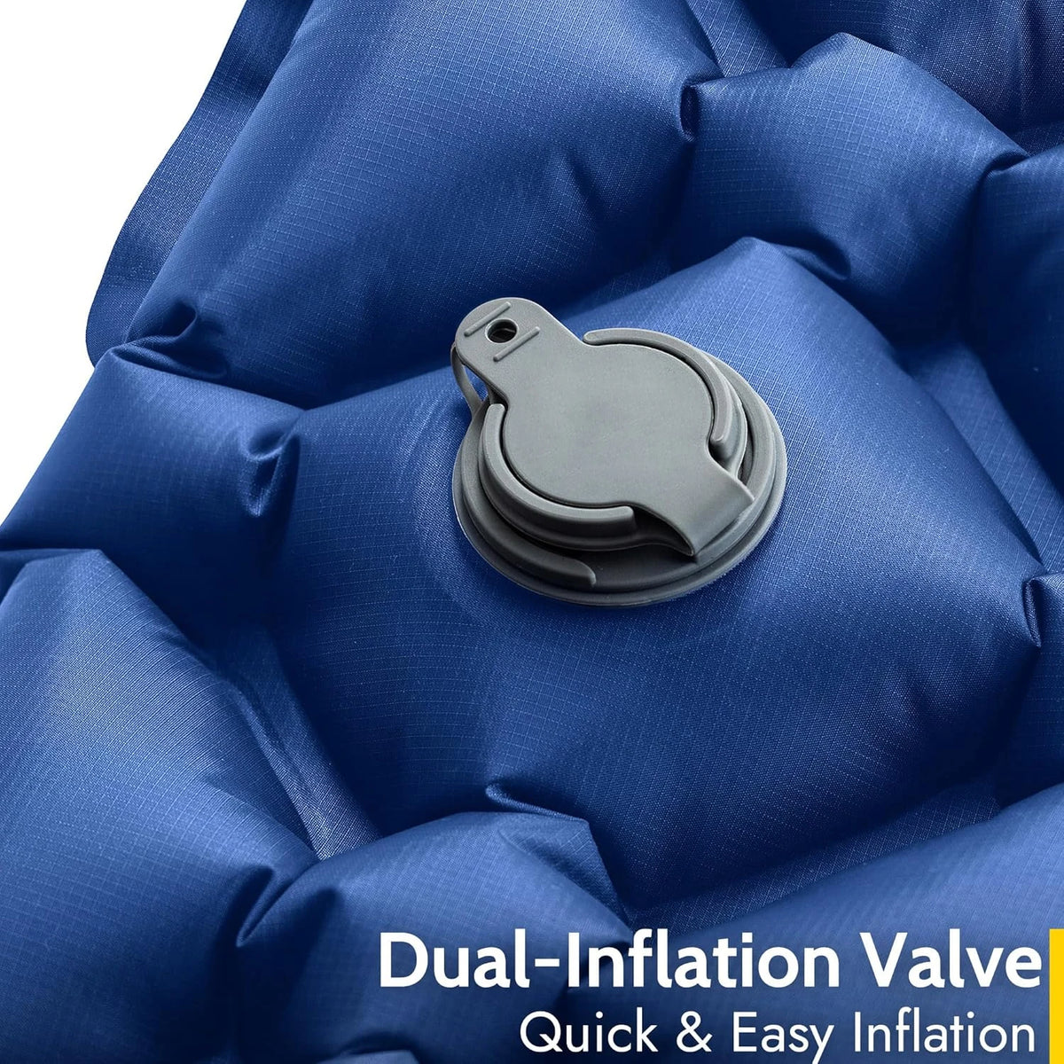 INFLATE-A-MAT Inflatable Sleeping Mat - inflation valve