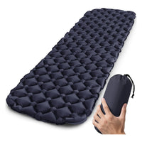 INFLATE-A-MAT Inflatable Sleeping Mat - Navy Blue