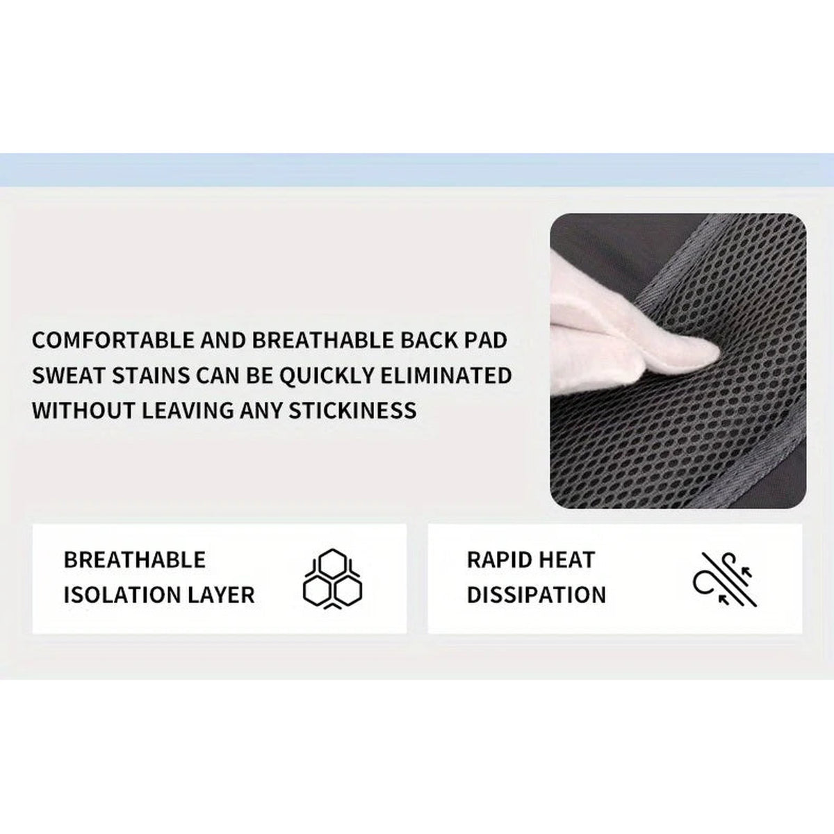 70L Hiking Backpack with Hip Belt and Shoe Compartment - breathable back pad