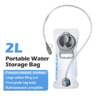 Hydration Water Reservoir 1.5 / 2.0 / 3.0 Liter Leak-proof - Clear, 2L