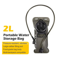 Hydration Water Reservoir 1.5 / 2.0 / 3.0 Liter Leak-proof - Grey, 2L