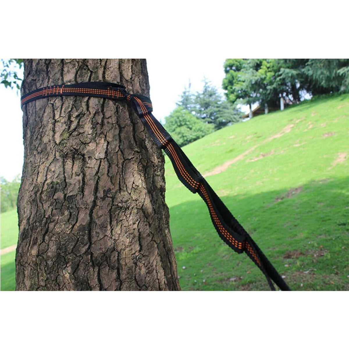 ULTRA Hammock Tree Straps - strap loop on the trunk