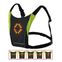 LUMI-VEST LED Cycling Safety Vest - black, signal patterns