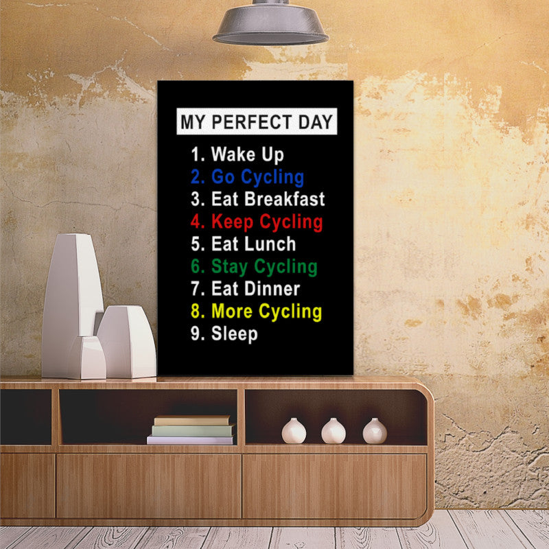 canvas-print-decor-my-perfect-day-cycling