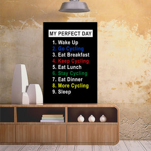 canvas-print-decor-my-perfect-day-cycling