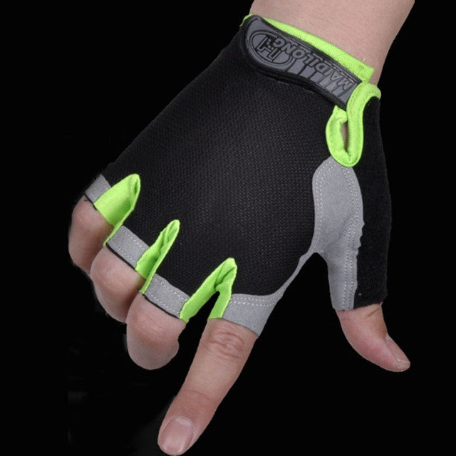 Half Finger Cycling Gloves - back of glove