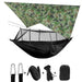 Hammock and Rain Fly Set - camouflage and black
