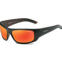 Polarized Sunglasses UV400 - black frame, red lens