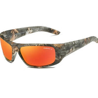 Polarized Sunglasses UV400 - stone frame, red lens